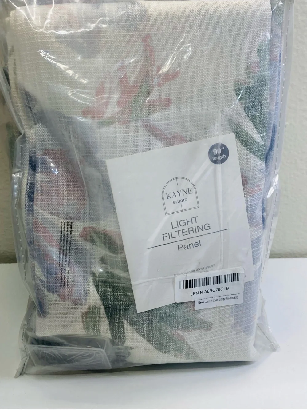 NEW Kayne Studio Light Filtering Curtains 2 Panels 40” x 90”